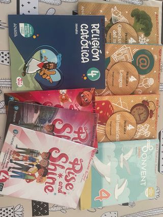 Pack de libros 4 de Primaria en buen estado
