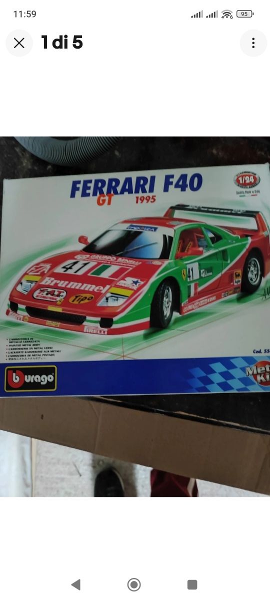 Bburago burago kit Ferrari F40 GT 1:24 5542