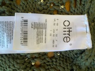  Cardigan Lungo Verde Oliva - Maglia Aperta