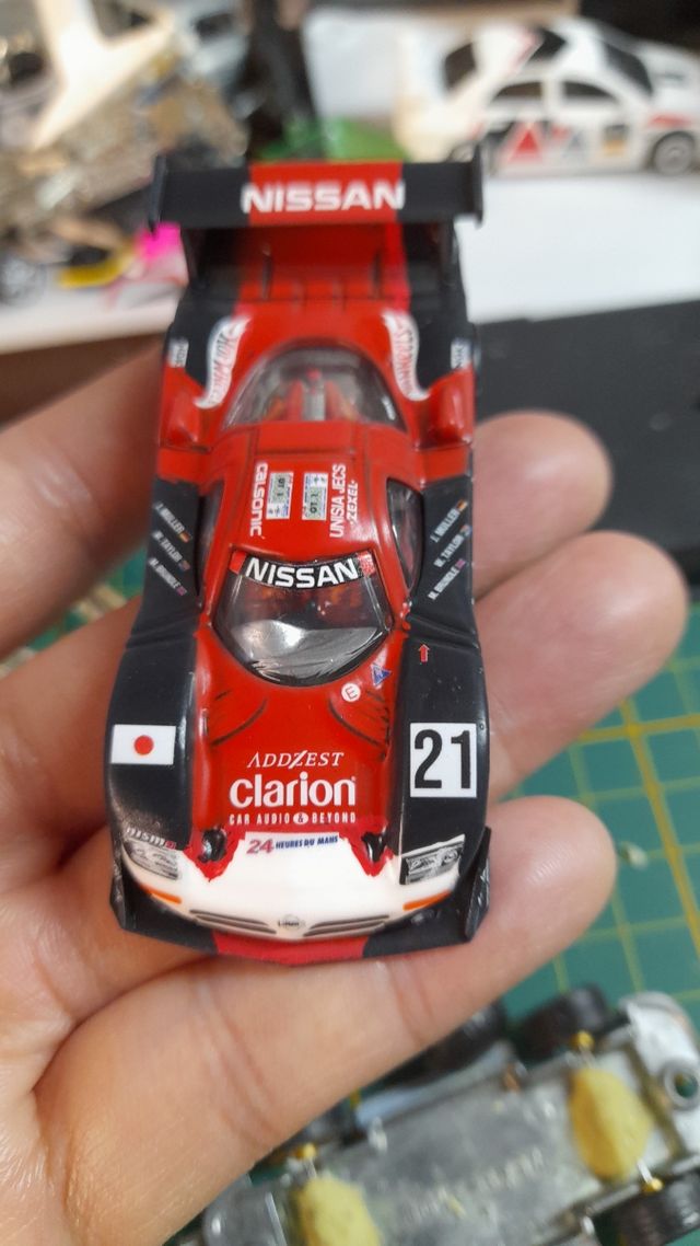 Hot Wheels Nissan R390 custom