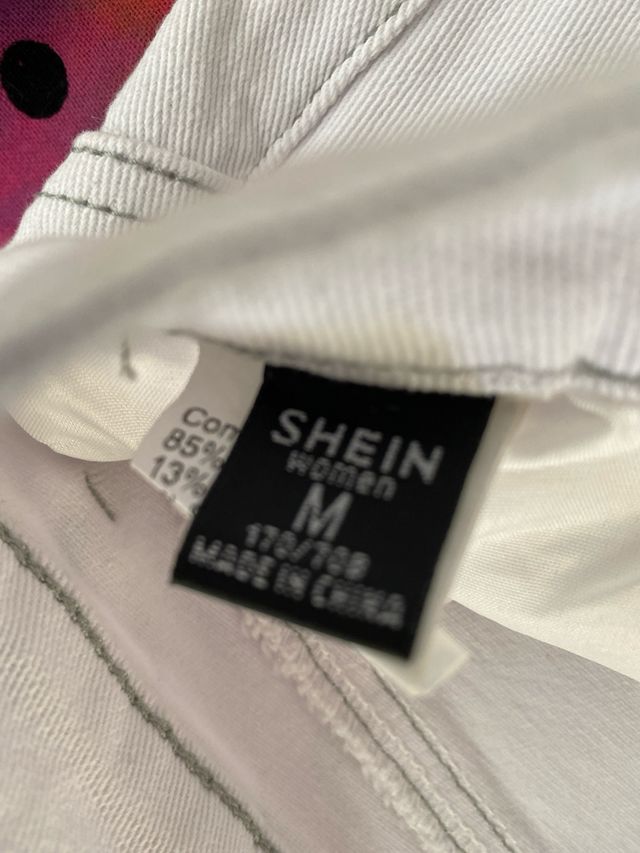 2 gonne jeans elasticizzato: nera & bianca