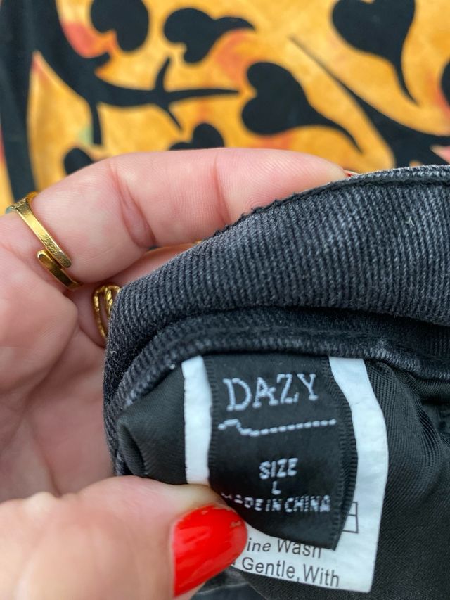 2 gonne jeans elasticizzato: nera & bianca