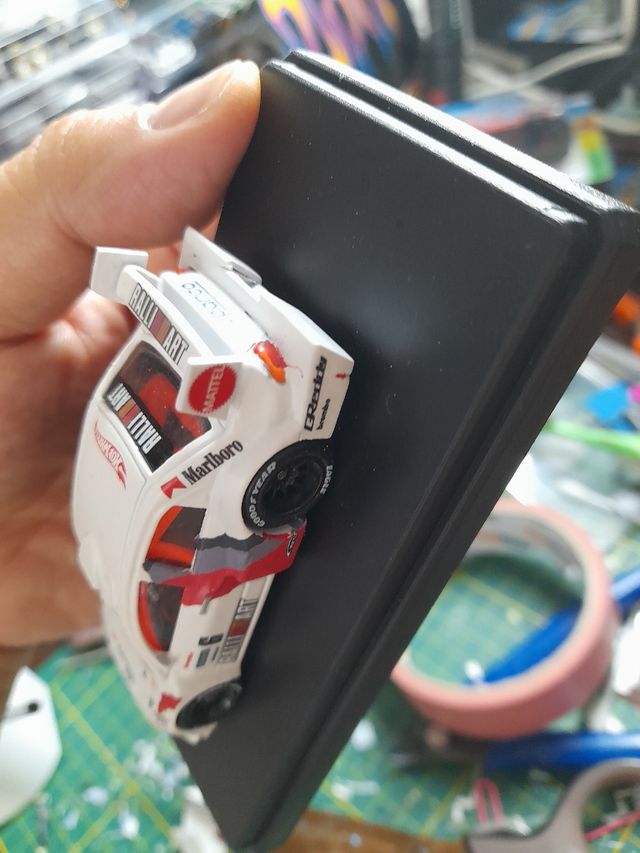 Hot Wheels Rally Mitsubishi lancer evo Art custom