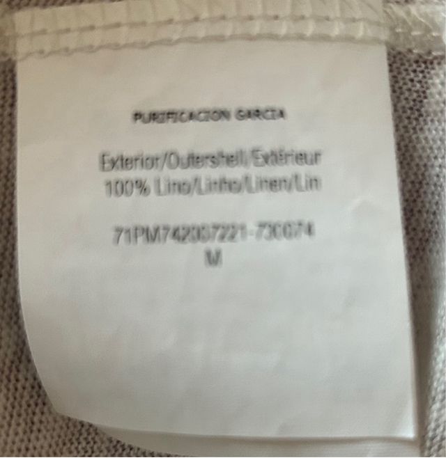 Camiseta Purificación García blanca talla M