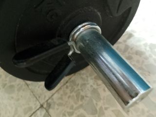 Mancuerna + 4 pesas 1kg
