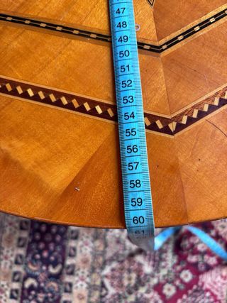 Mesa redonda madera metal