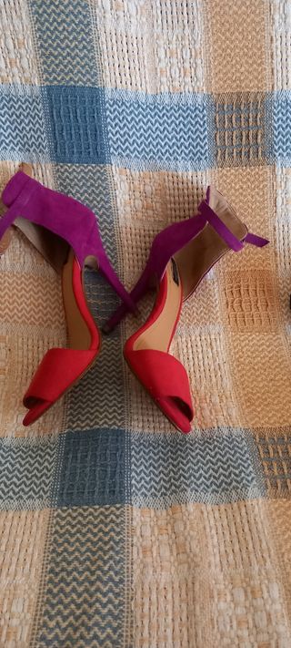 Zapatos tacón alto - Rojos y Morados