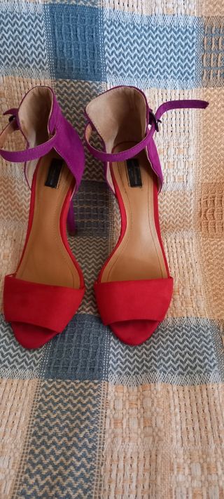 Zapatos tacón alto - Rojos y Morados