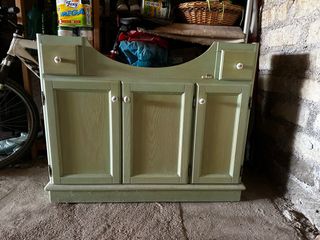 Mobile bagno antico in legno