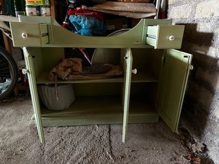 Mobile bagno antico in legno