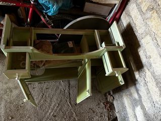 Mobile bagno antico in legno