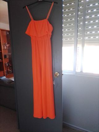 Vestido gasa manga larga - leopardo