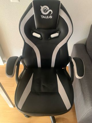 Silla Gaming Talius - Negra y Gris