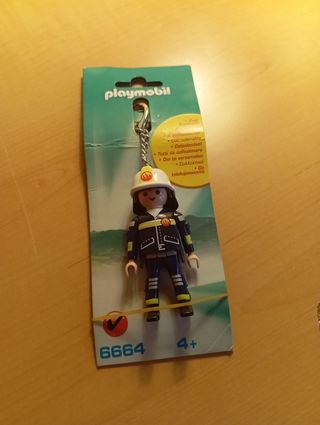 Llavero Playmobil Bombero 6664