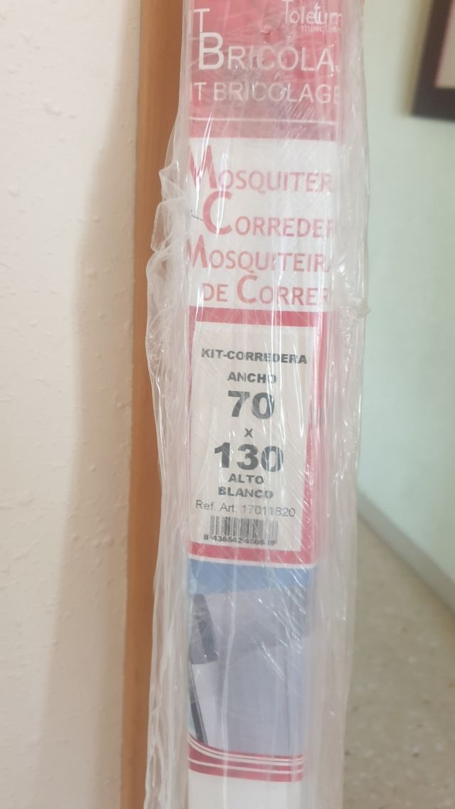 Mosquitera Corredera 70x130cm Blanca