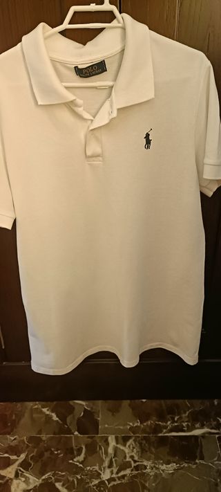 Polo Ralph Lauren blanco talla m
