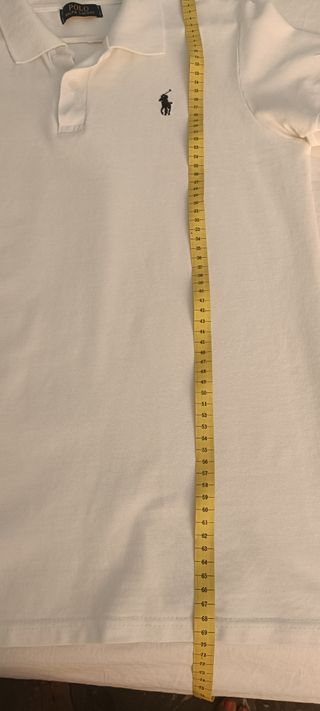 Polo Ralph Lauren blanco talla m

