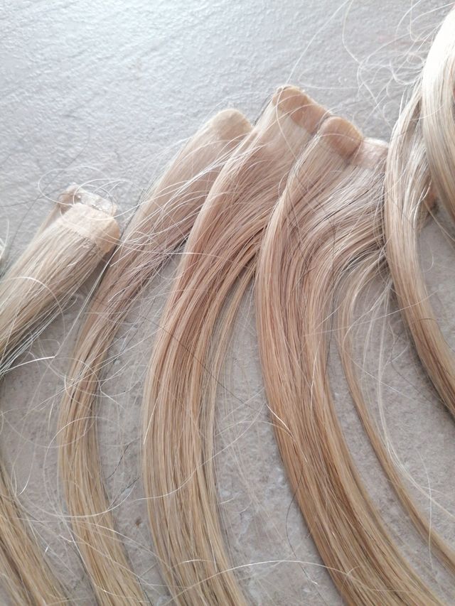 Extension capelli biondi