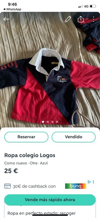 Sudadera Logos niño - Roja y Azul