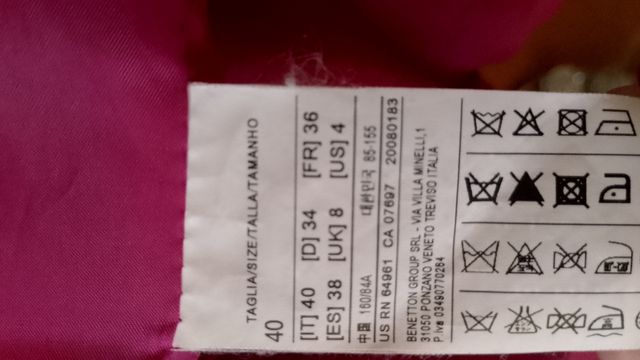 Montgomery Benetton fucsia