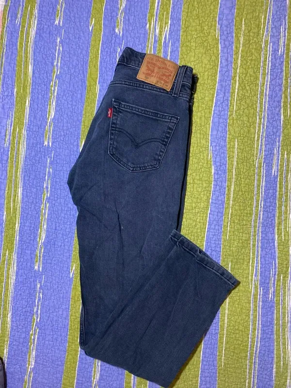 Levis 511 W29 L30 navy blue vintage recto