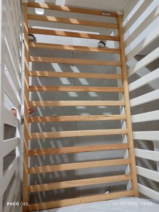 Cuna bebé TRAMA bebecar + colchón