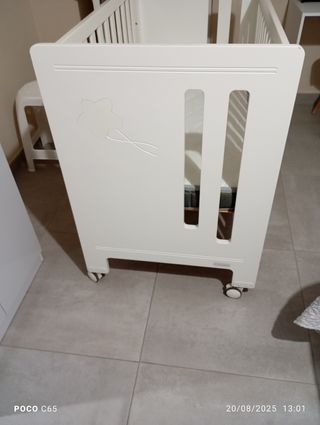 Cuna bebé TRAMA bebecar + colchón