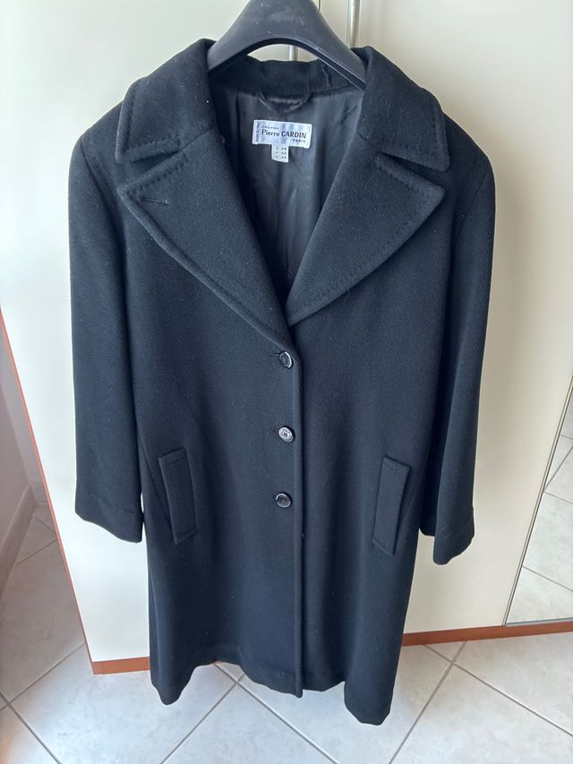 Cappotto Pierre Cardin nero tg L