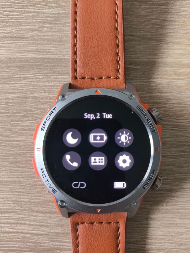 Smartwatch Popglory S136 marrón