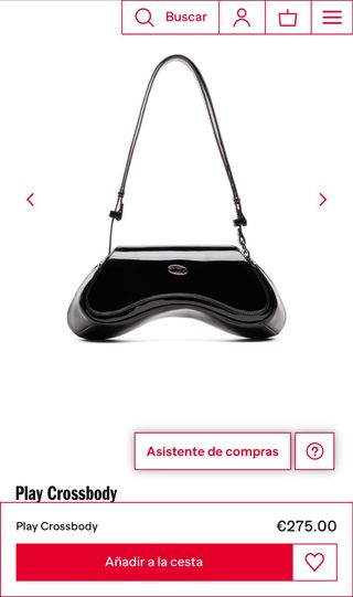 Bolso Diesel Play Crossbody negro