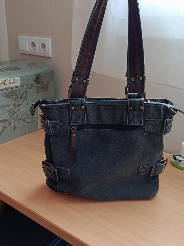 Bolso GIANNI marrón-verde