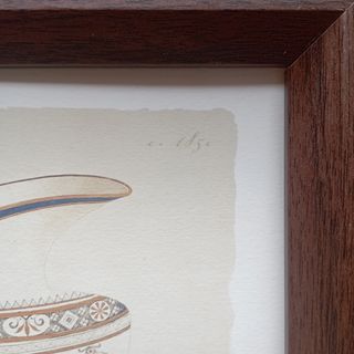 Stampe Vintage Brocche e lavabo in cornice 20x20