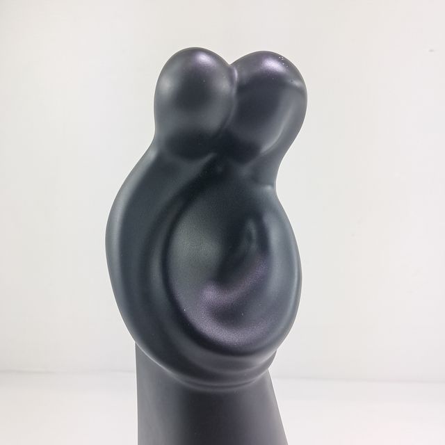 Scultura Ceramica Nera Vintage