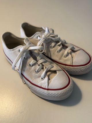 Converse blancas - Zapatillas lona Niña talla 34