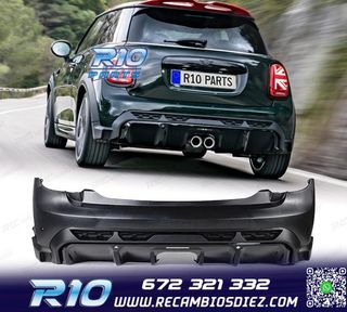 PARAGOLPES TRASERO MINI F56 F57 COUPE 14-20 LOOK NEW JCW