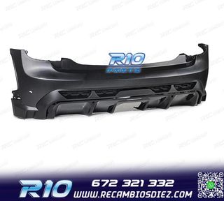 PARAGOLPES TRASERO MINI F56 F57 COUPE 14-20 LOOK NEW JCW