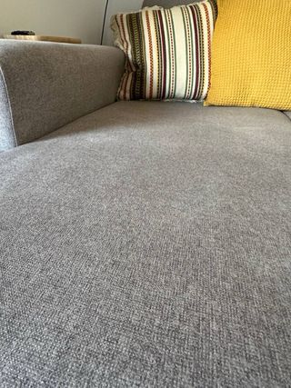 Sofá chaise longue 3 plazas - Gris estilo nórdico