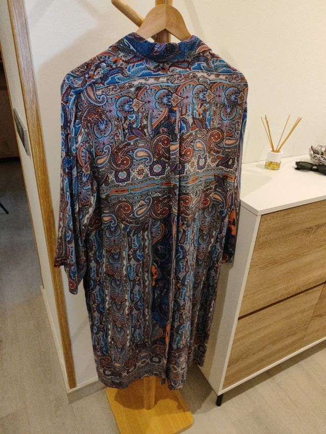 Vestido camisero boho chic