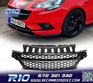 PARRILLA PARA OPEL CORSA E 14-19 LOOK OPC NEGRO MATE