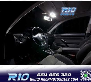 KIT 15 BOMBILLAS LED INTERIOR PARA VOLKSWAGEN VW GOLF 4 MK4 