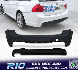 PARAGOLPES TRASERO BMW E91 08-12 LOOK M TECH