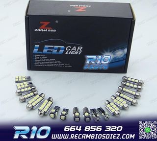 KIT 18 BOMBILLAS LED INTERIOR PARA VOLKSWAGEN VW VOLKSWAGEN 