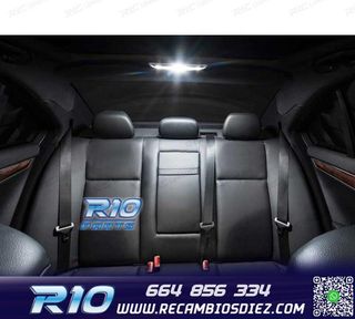 KIT 20 BOMBILLAS LED INTERIOR PARA MERCEDES CLASE C W204 C20