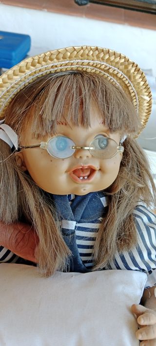 Muñeca costurera vintage