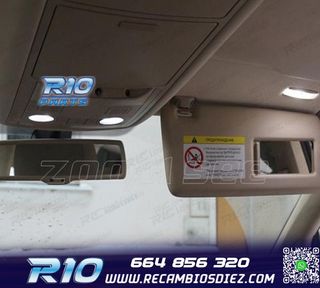 KIT 14 BOMBILLAS LED INTERIOR PARA VOLKSWAGEN VW TOURAN 1T1 