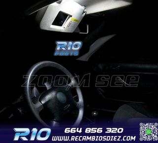 KIT 15 BOMBILLAS LED INTERIOR PARA VOLKSWAGEN VW GOLF 4 MK4 
