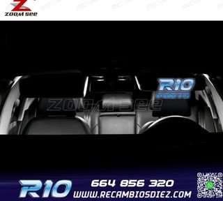 KIT 18 BOMBILLAS LED INTERIOR PASSAT B7 SEDÁN 12-15