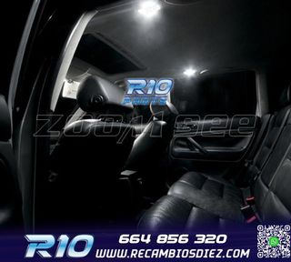 KIT 11 BOMBILLAS LED INTERIOR PARA VOLKSWAGEN VW VOLKSWAGEN 