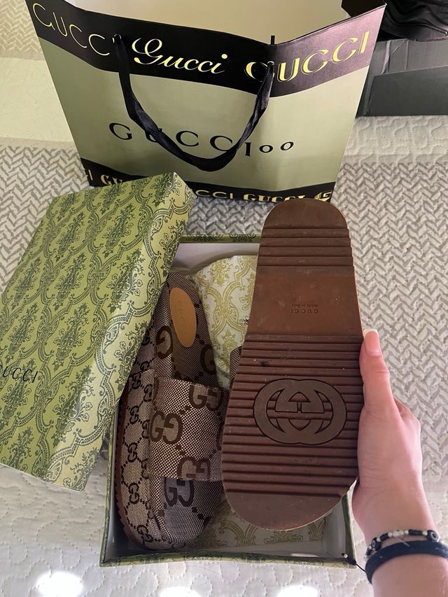 Sandalias Gucci plataforma