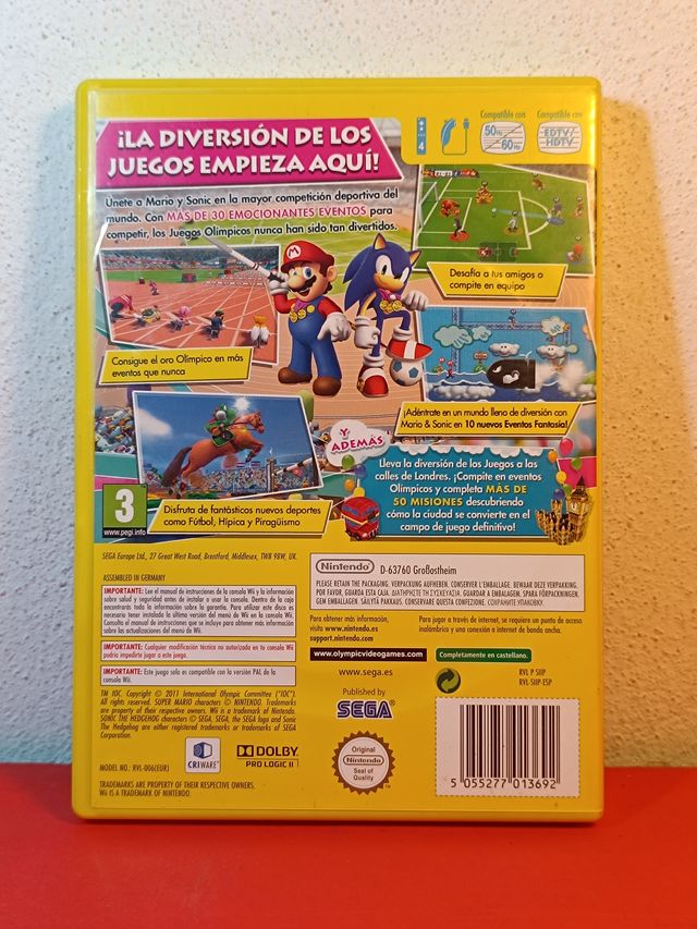 Wii - Mario & Sonic London 2012